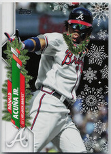 2020 Topps Holiday Ronald Acuna Jr. - Wreath Image Variation #HW96 - Braves