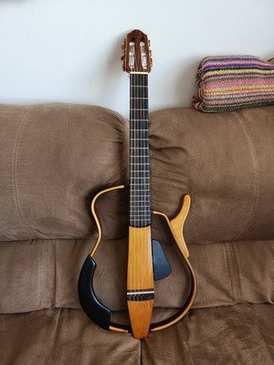 Custom Yamaha Silent Guitar Nylon String Wide Neck CARLOS JUAN Electronics!