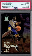 1998 Skybox Molten Metal 133 Kobe Bryant.  PSA 8 .5 NMMT+.  (4698-C).*