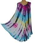 Summer dress tunic beach dress dress hippie boho tie dye 38 40 42 44 46 48 N°92.6
