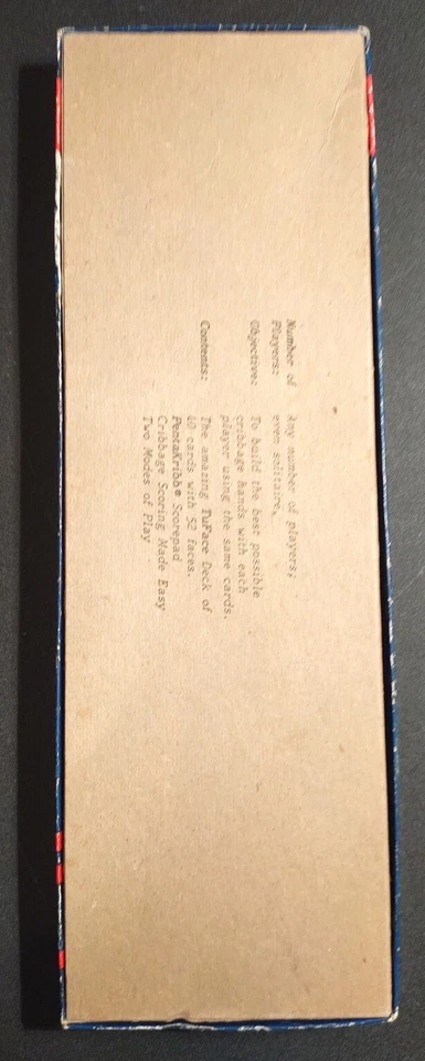 Pentakribb With Tuface Boardless Cribbage Game 1983 For 1 Or More Players - Image 2 of 4