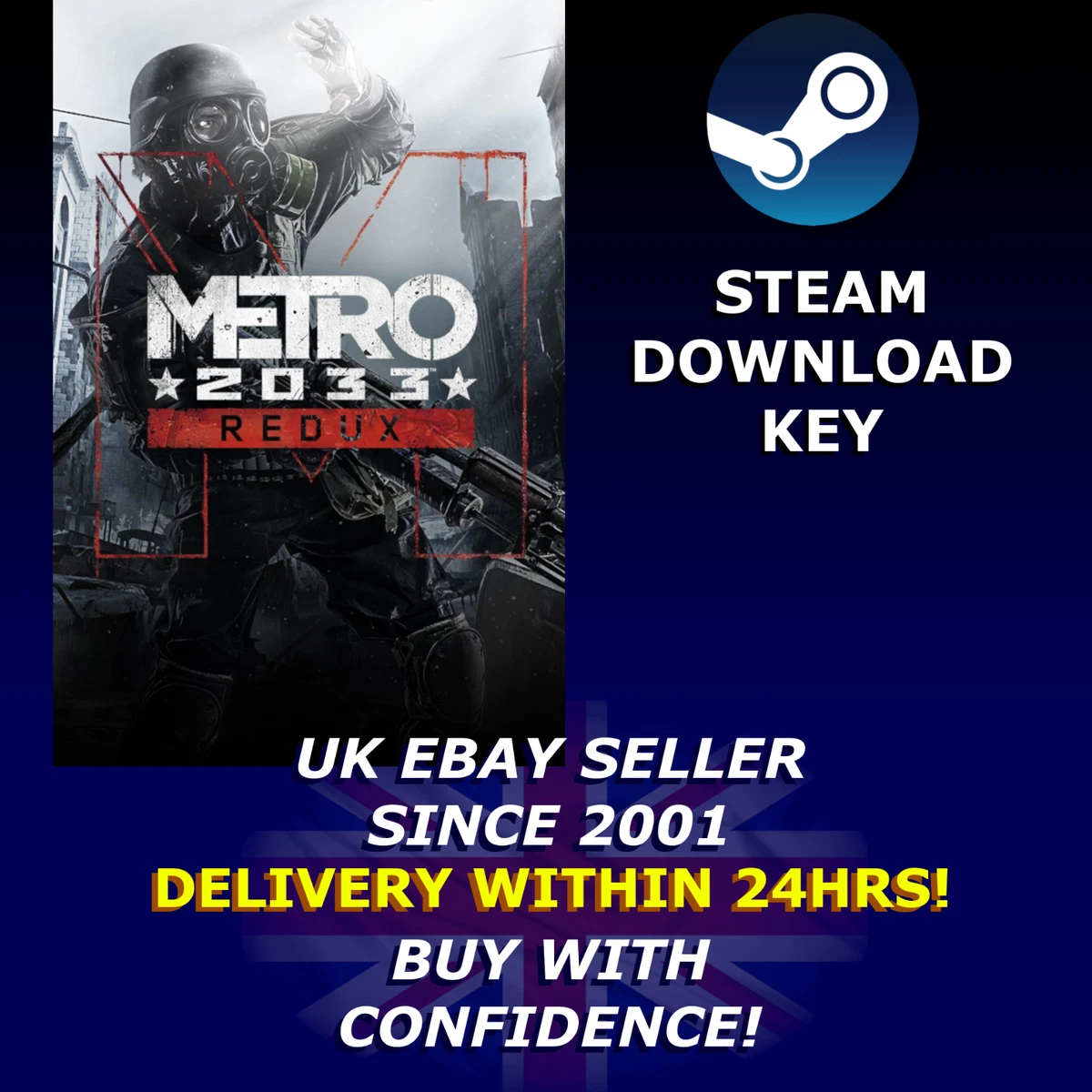METRO 2033: REDUX | PC DOWNLOAD | STEAM KEY - GLOBAL - FAST.
