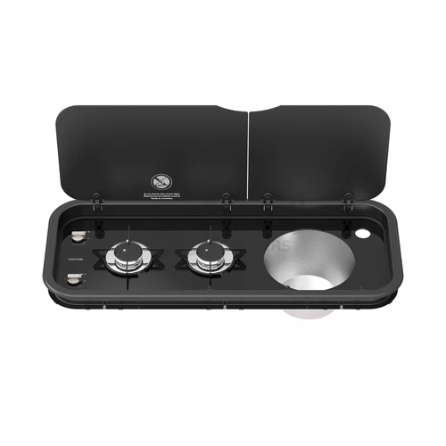 Thetford Topline Series 111 Double Gas Hob & Right Hand Camper Van Sink