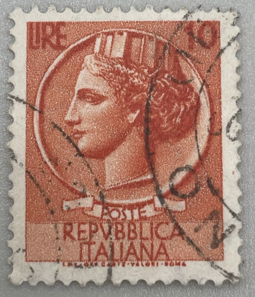 Twenty Five (25) Vintage 50/25/10 lire Italian stamps - Image 2 of 4