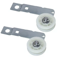 2-Pack Dryer Idler Pulley w/ Bracket Assembly for Whirlpool W10837240 W10118756