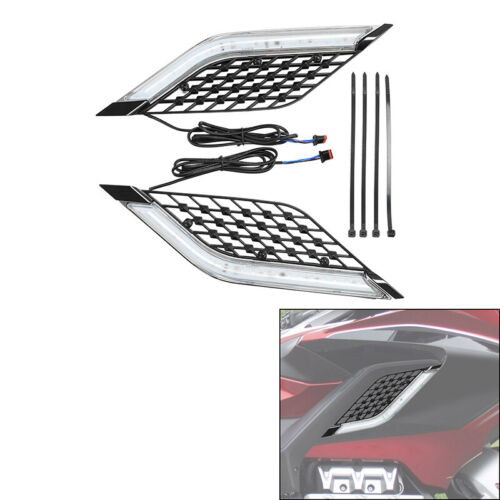 LED Radiator Grill Panels Decorative Light Fit For Honda Gold Wing GL1800 2018+ - Picture 11 of 13