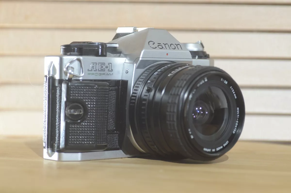 Canon AE1 P with Sigma Super wide 2 24mm f2.8 FD lens! Beautiful example