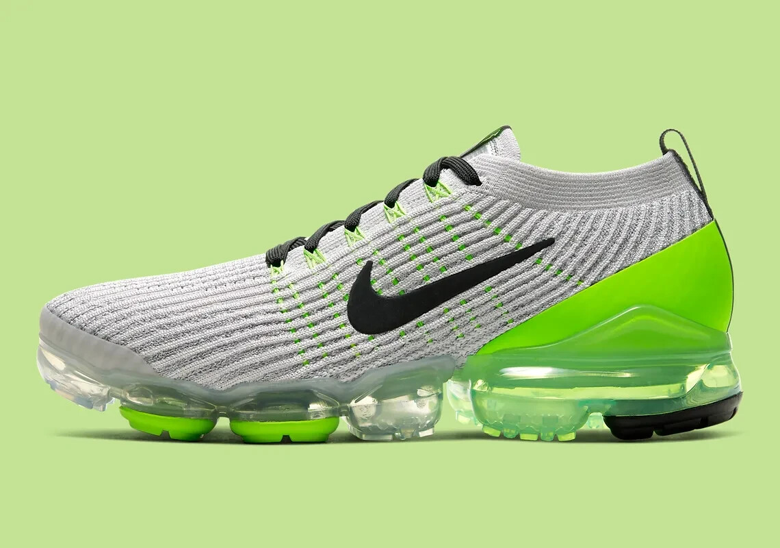 Nike Air VaporMax Flyknit 3 Electric Green AJ6900 011 MEN'S