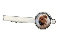 Chow Chow. Tie clip for dog lovers. Photo jewellery. Handmade UK