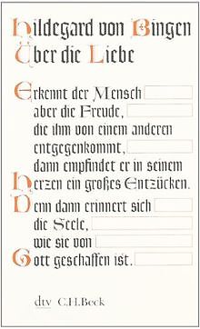 Über die Liebe von Bingen, Hildegard von | Buch | Zustand gut