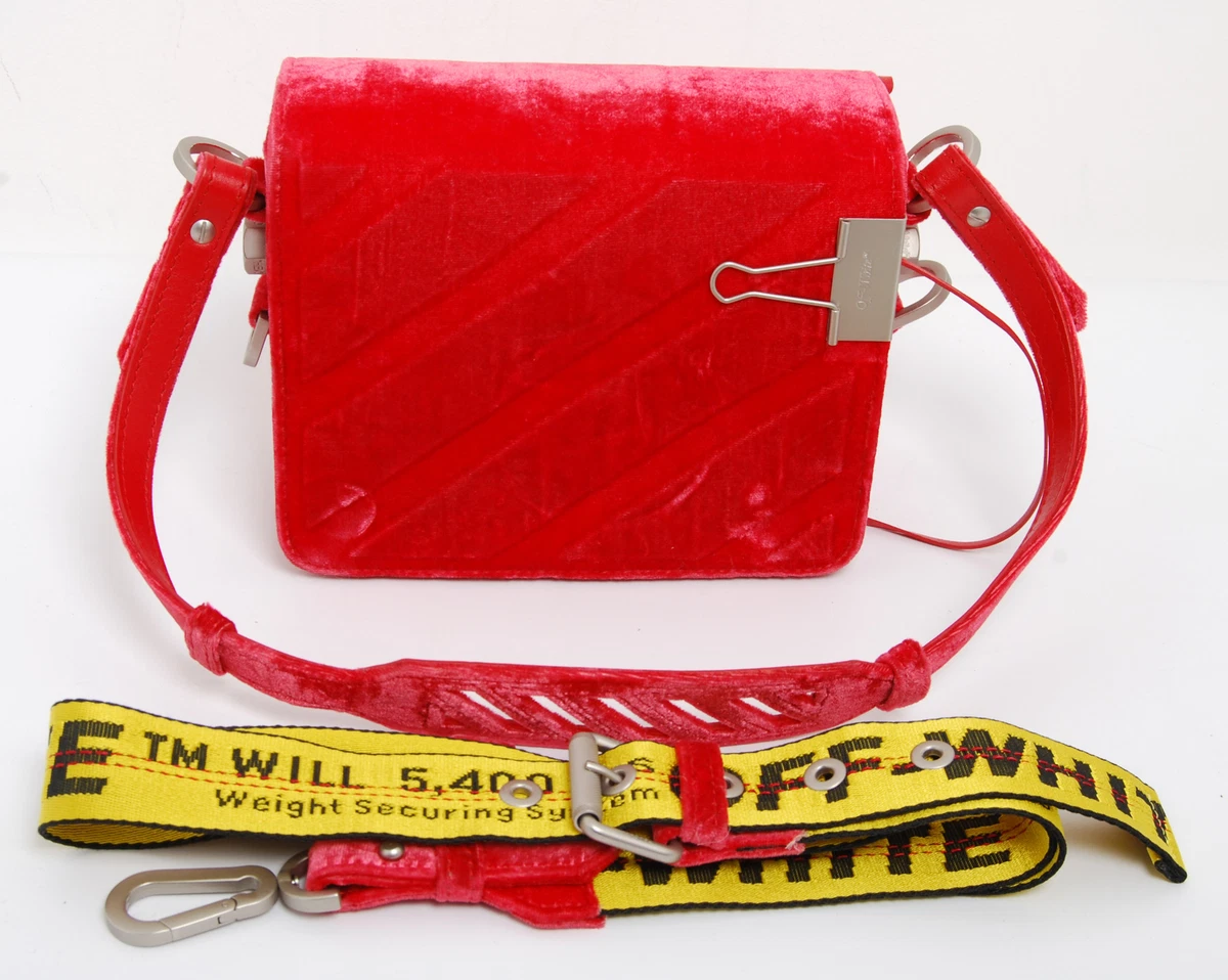 Off-White Adjustable Strap Crossbody Bags