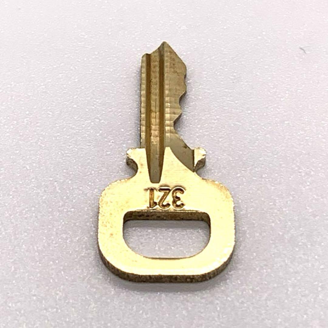 LOUIS VUITTON PadLock Lock & Key Brass Gold Authentic Number