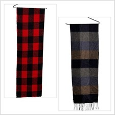 Scarves Lot Old Navy Wrap Shawl Buffalo Plaid 24 X 50 Via Condetta Roma 12 X 64