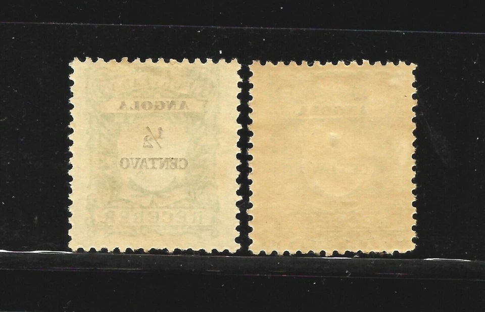 1921 PORTUGUESE ANGOLA, Numeral of Value "Postage Due", MH Foto 2 de 2