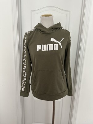puma olive sweatshirt