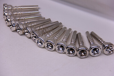 Vincent Bach 7C Mouthpiece Trumpet SILVER Plated ORIGINAL EXELENT CONDITION 