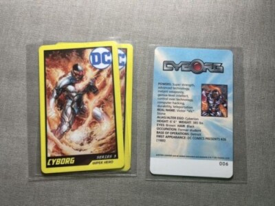 DC Comics Arcade Coin Pusher Card Series 3 Cyborg #006