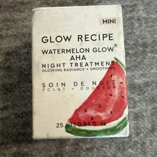 GLOW RECIPEWatermelon Glow AHA Night Treatment, 25ml / 0.84oz Travel Size