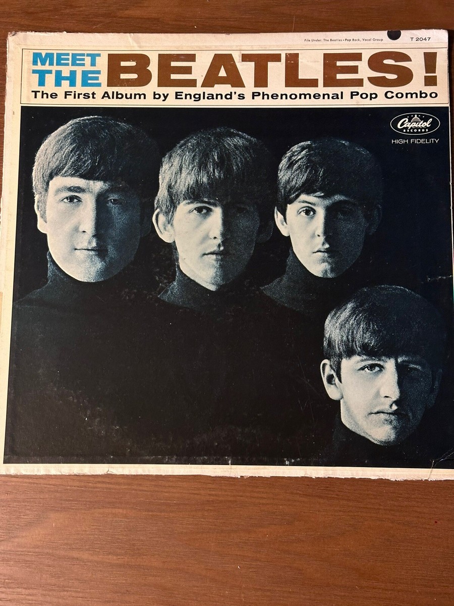 RARE: Original Meet The Beatles LP 1964 Capitol T-2047 Vinyl