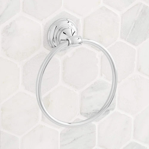 Beasley Towel Ring - Elegant Bathroom Accessory for Stylish Spaces - Picture 2 of 8