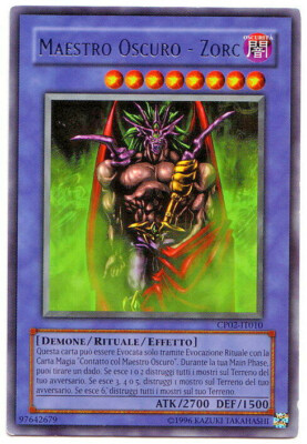 YUGIOH Maestro Oscuro Zorc CP02-IT010 CARTA RARA PROMO ITALIANO NM | eBay YUGIOH Maestro Oscuro Zorc CP02-IT010 CARTA RARA PROMO ITALIANO NM | eBay