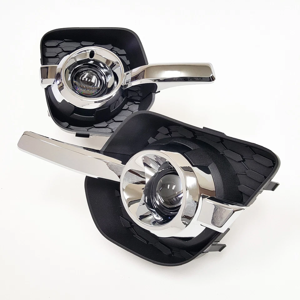 Kit de faros antiniebla para proyector para Chevy Equinox 2010-2015 bisel transparente bombillas de cable Foto 2 de 4