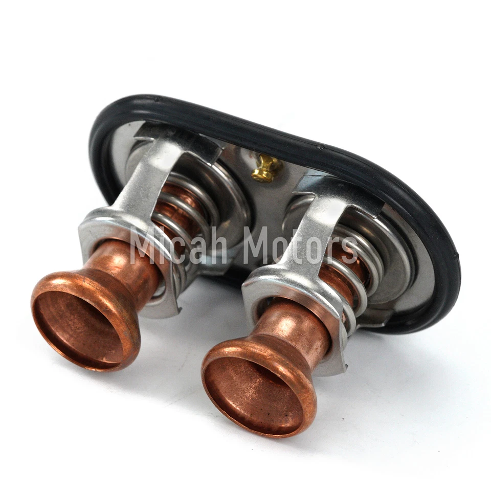 Coolant Thermostat For 11-22 Ford F-250 F-350 F-450 F-550 Super Duty 5.2L 6.7L Foto 3 de 4