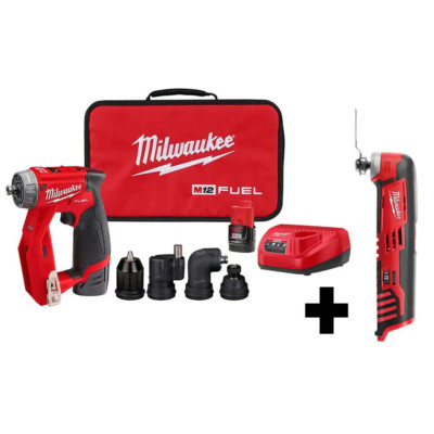 M12 FUEL 12V Lithium-Ion Brushless Cordless 4-In-1 Installation 3/8 In. Drill Dr