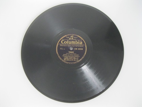 2 x BING CROSBY 78 RPMS THANKS & LAZY DAY 1941 UK COLUMBIA DB 2056 & DB 2027 - Picture 8 of 24