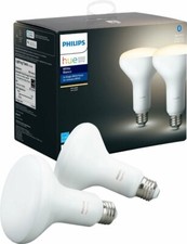 Philips Hue White BR30 Bluetooth Smart LED Bulb 2-Pack - White