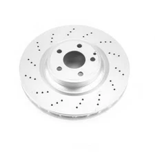 Disc Brake Rotor-Front Genuine Geomet Coated Rotor Power Stop EBR1458EVC