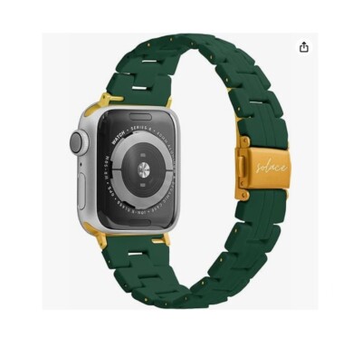 Solace Bands Slim Matte Resin Watch Band Compatible Apple