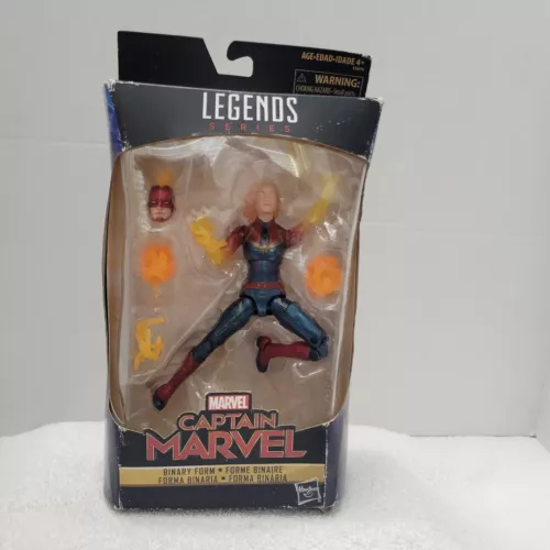 Figura de acción Hasbro Marvel Captain Marvel Binary Power Legends 2019