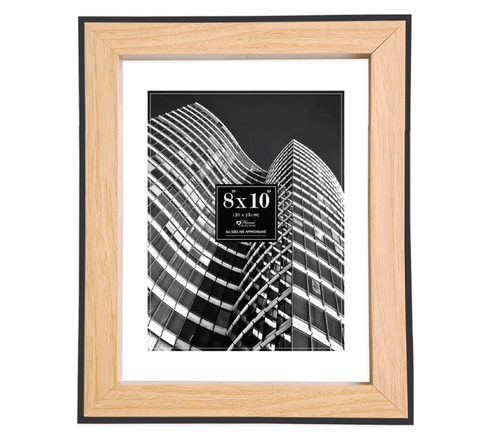 Modern Photo Frame 2 Tone Desk Top Pictures Photos Certificates 5X7, 6X8, 8X10 - Picture 11 of 13