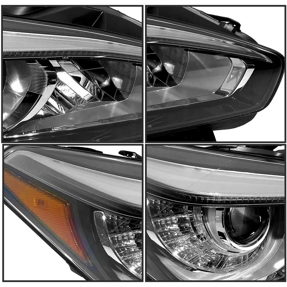 Faro del conductor izquierdo Infiniti Q70 2015 2016 2017 2018 2019 sin AFS Foto 4 de 4