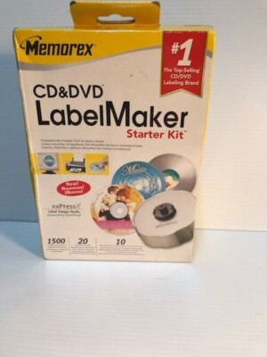 2006 Memorex CD & DVD Label Maker Starter Kit NOS (FC105-1 T0293) | eBay