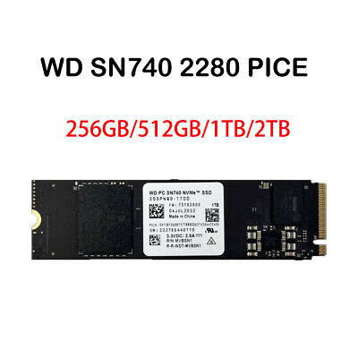 WD SN740 256GB 512GB 1TB 2TB M.2 2280 PCIe 4.0 NVMe Internal Solid State Drive | eBay WD SN740 256GB 512GB 1TB 2TB M.2 2280 PCIe 4.0 NVMe Internal Solid State Drive | eBay