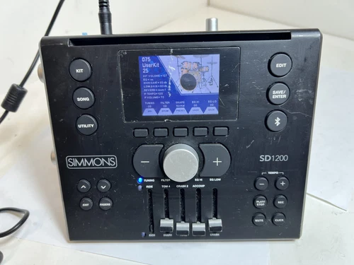 Simmons Sd1200 Electric Drum Module Please Read for full details FAIR Condition