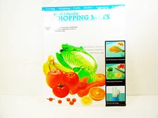 2 Chopping Place Mats Flexible Countertop Mat Plastic Food Slicing Preparation