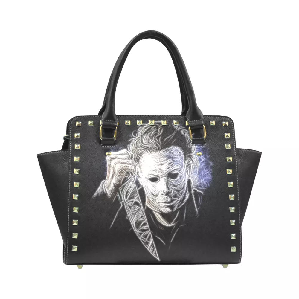 Michael Myers Halloween Women s Studded Rivet Leather Bag Horror