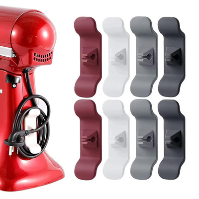 8 Stück Universal-Kabelhalter, Küchendraht-Organizer, Selbstklebender Kabel-Kabe