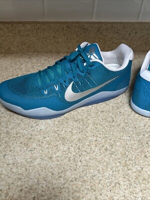 Nike Kobe XI 11 TB Team Bank Teal Size 18 - 856485-332 Used But