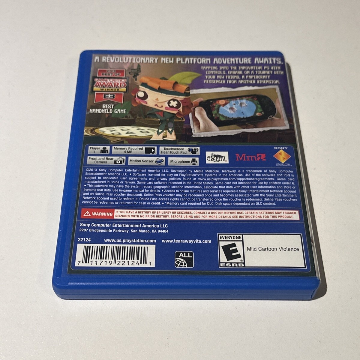 (未使用･未開封品)　Tearaway ~はがれた世界の大冒険~ - PSVita vf3p617 51yQ7JYC4vL.jpg_BO30,255,255,