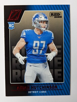 2022 Panini Zenith Aidan Hutchinson Rookie RC #113 Red Zone