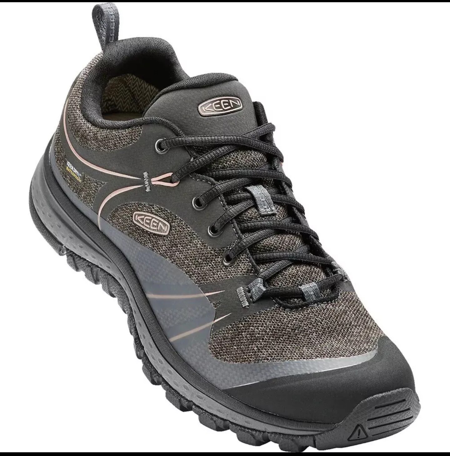 Scarpe da trekking Keen Dry Terradora donna nero grigio impermeabili 1016772 taglia 36