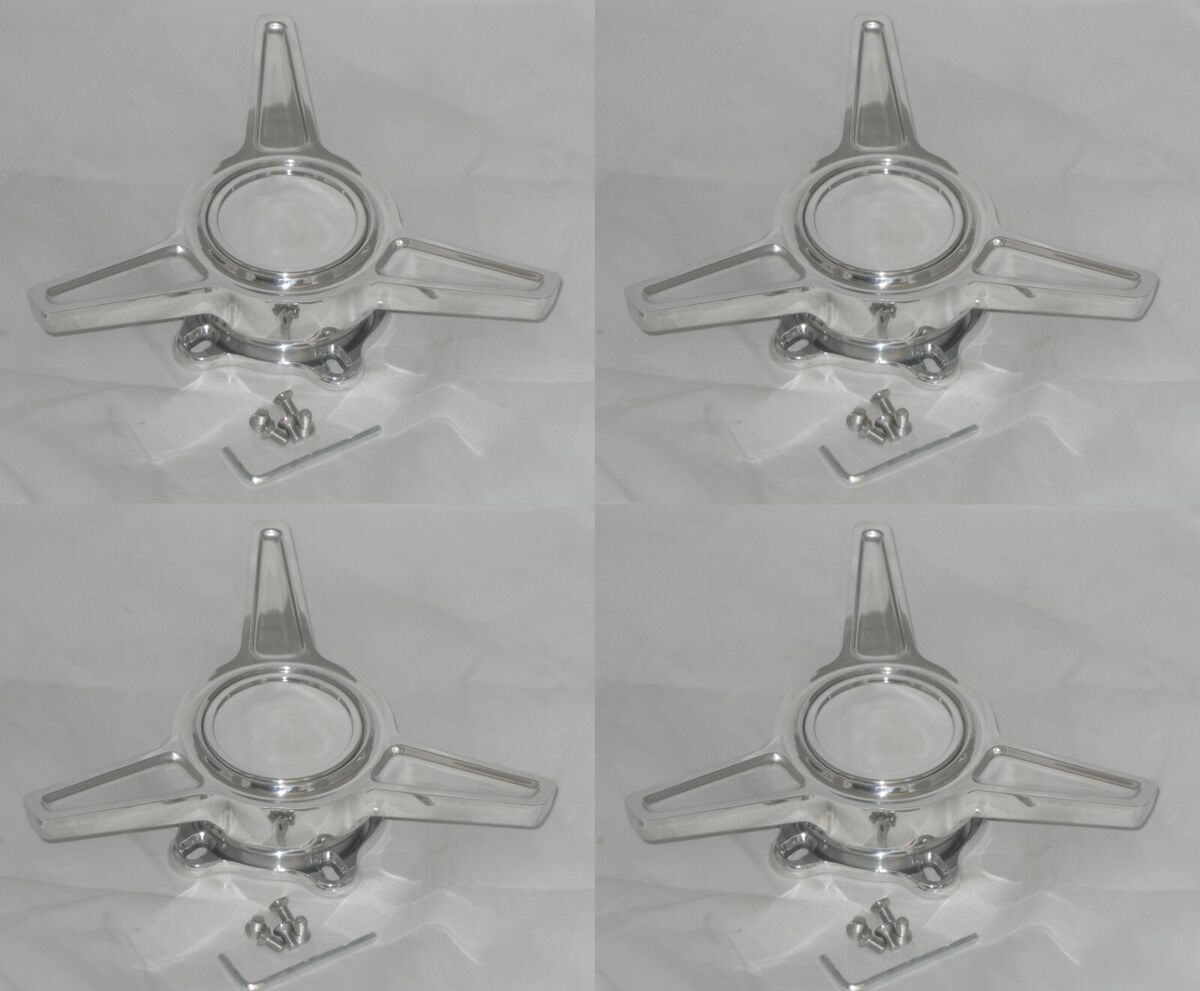4 - POLISHED SPINNER TRIBAR 2-1/4 or 2-1/8 AMERICAN RACING 4 - POLISHED SPINNER TRIBAR 2-1/4 or 2-1/8 AMERICAN RACING