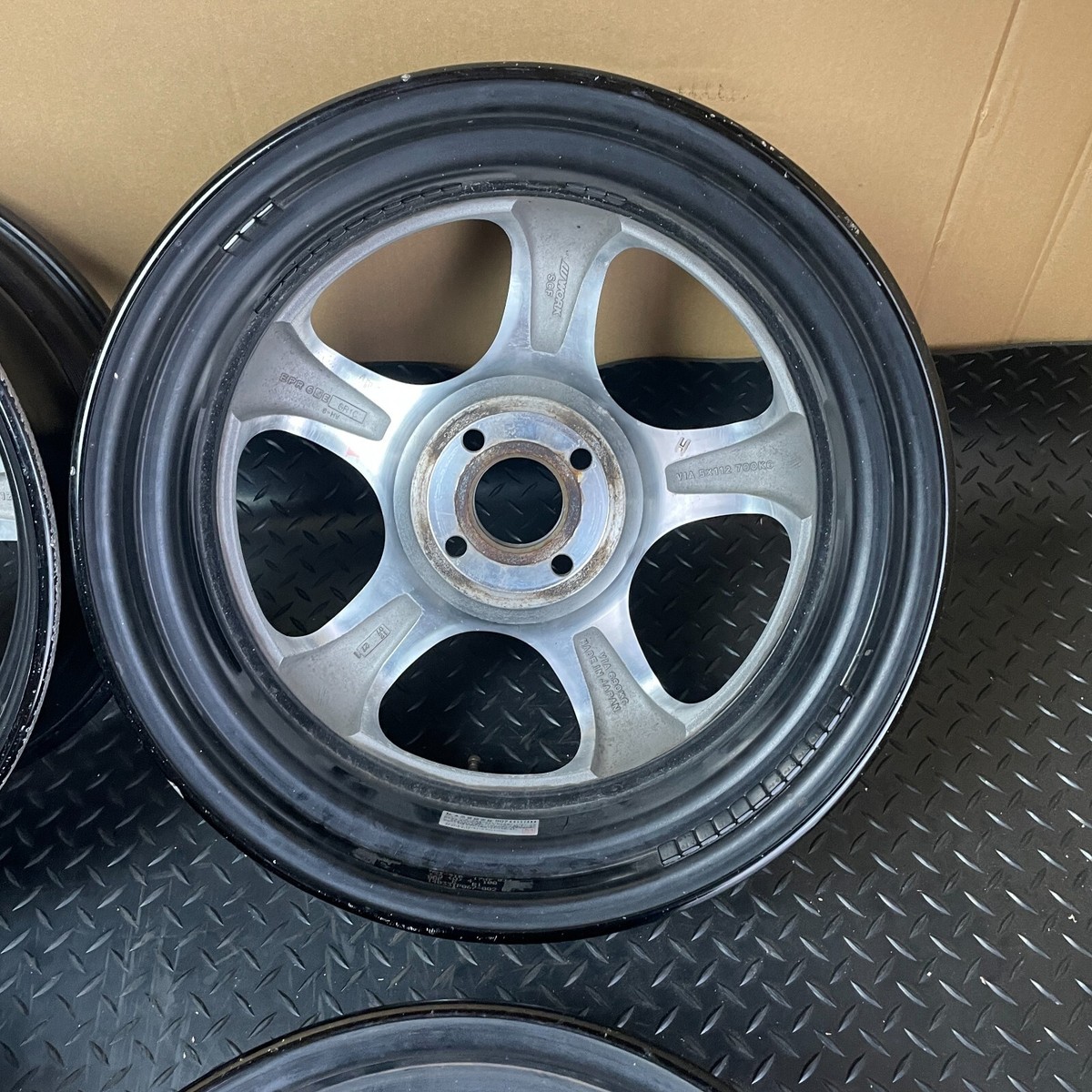 JDM WORK Meister S1R 4Wheels no tires 17x6.5+30 7+25 4x100 No