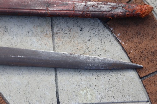 Original antique Jian 劍 Chinese double edged steel sword, Ming dynasty 1368-1644 - Picture 13 of 16