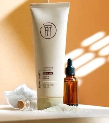 Baby Buff'd Exfoliating Body Scrub Polish w/ Lactic Acid Vanilla Tuberose 8.45oz