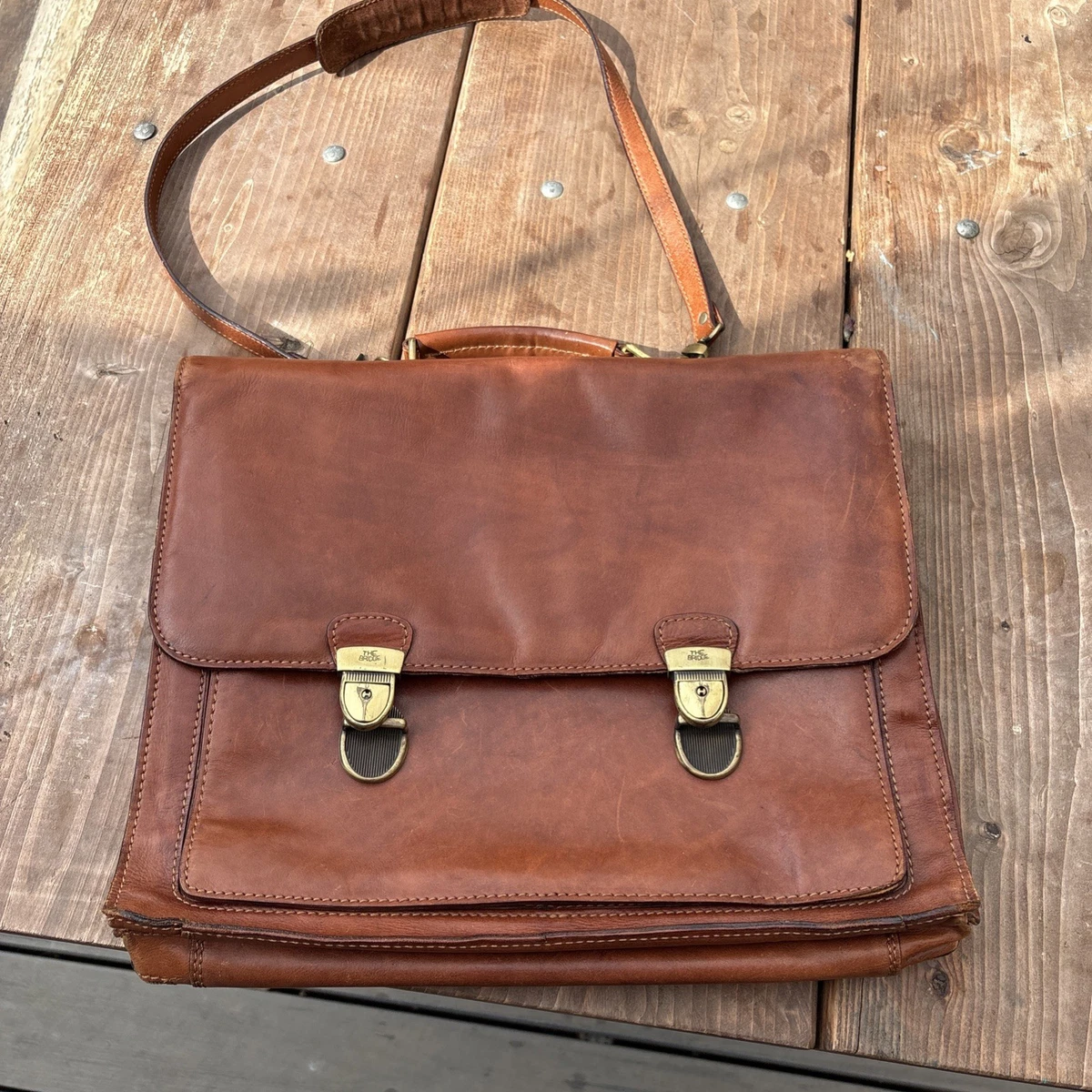 The Bridge Leather Men's Briefcase/Document Case for sale | eBay